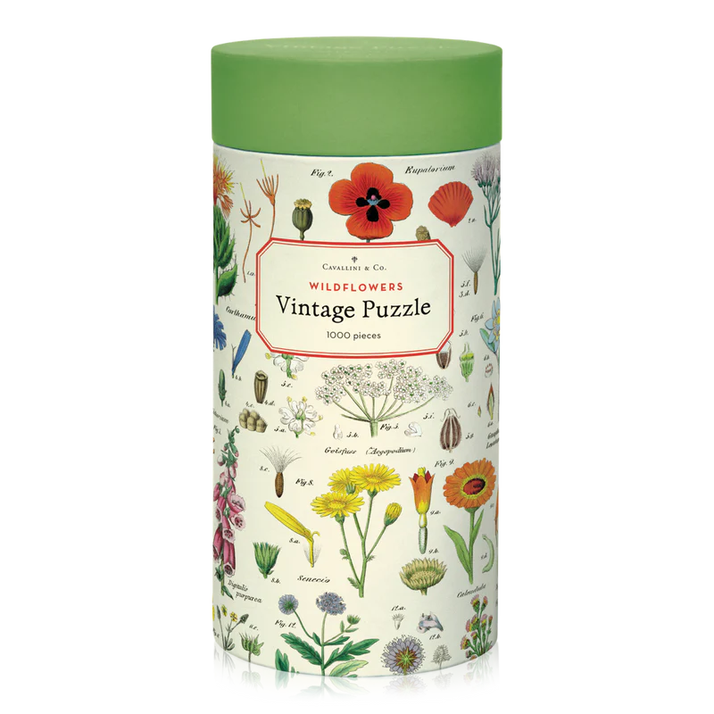Vintage Wildflowers Puzzle