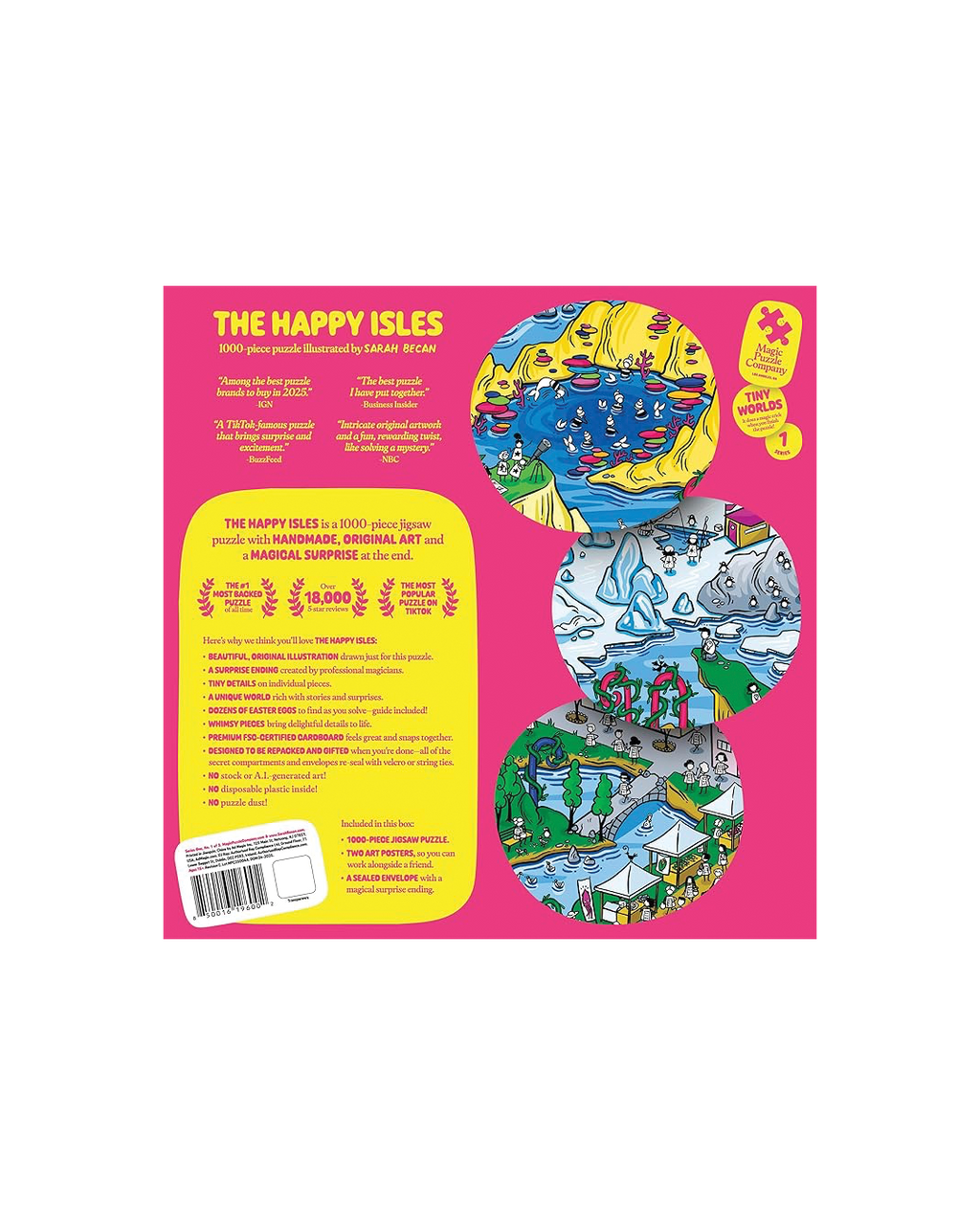 The Happy Isles - 1,000-Piece Magic Jigsaw Puzzle