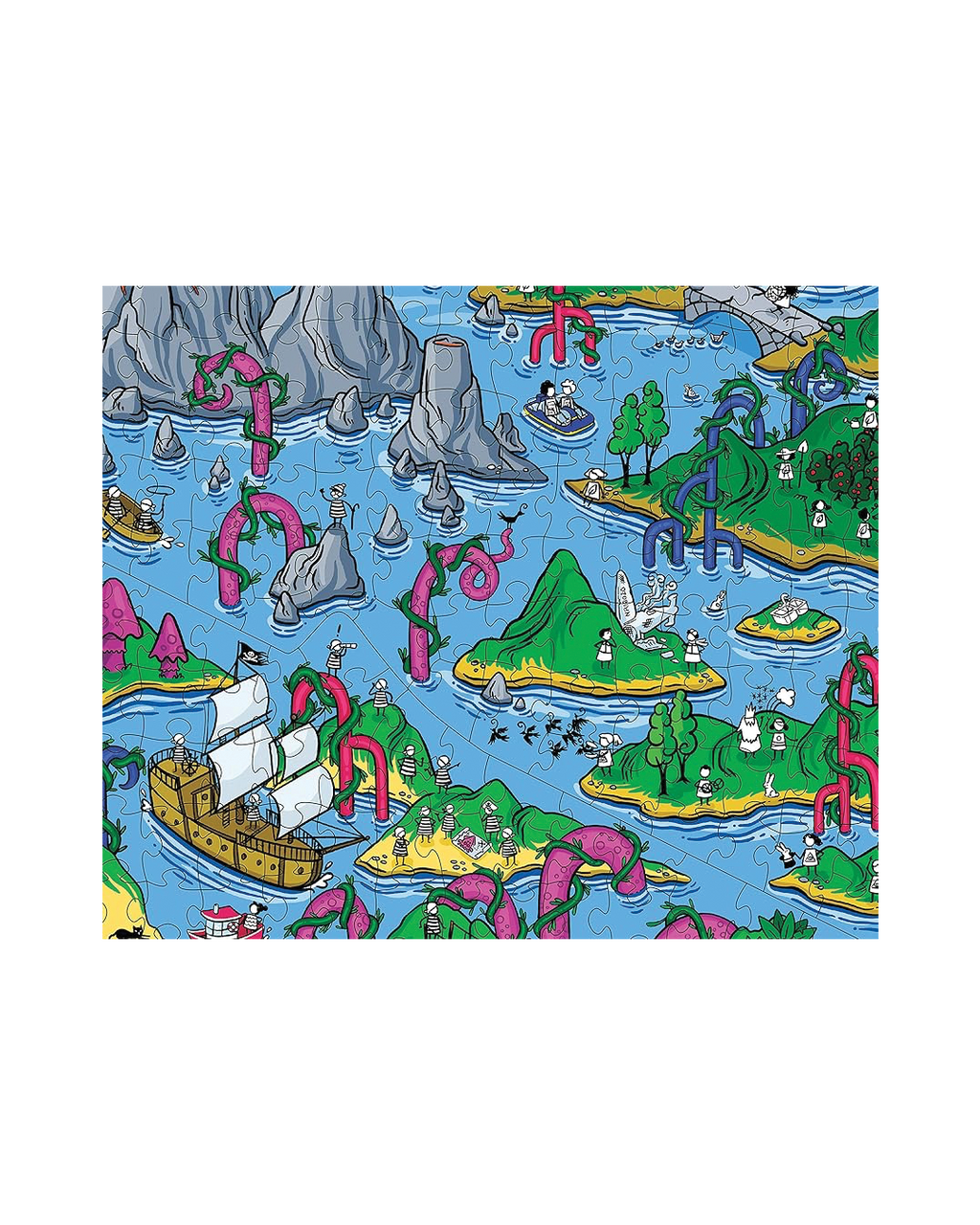 The Happy Isles - 1,000-Piece Magic Jigsaw Puzzle