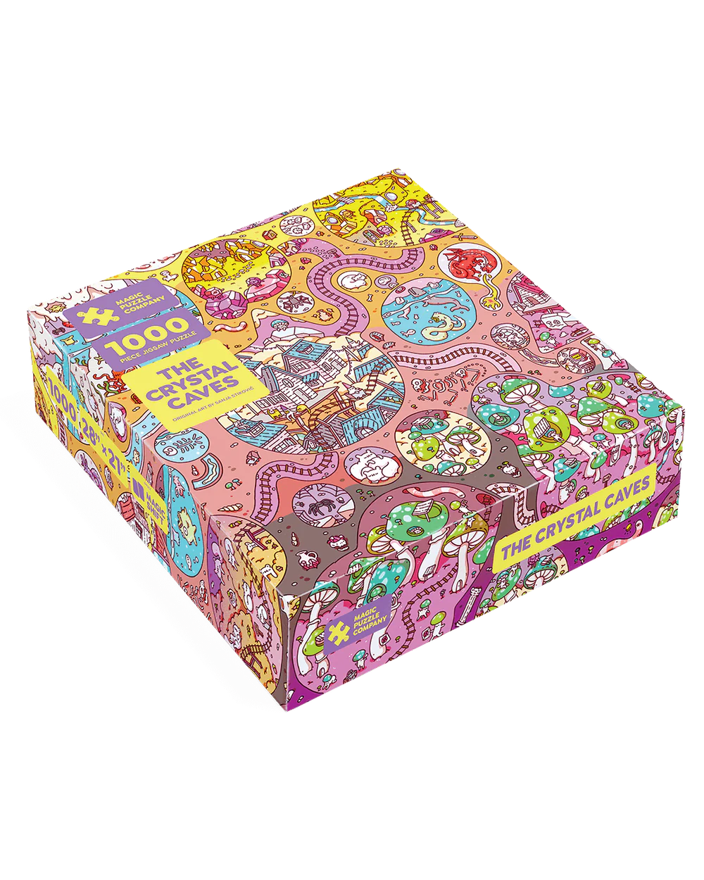 The Crystal Caves - 1,000-Piece Magic Jigsaw Puzzle