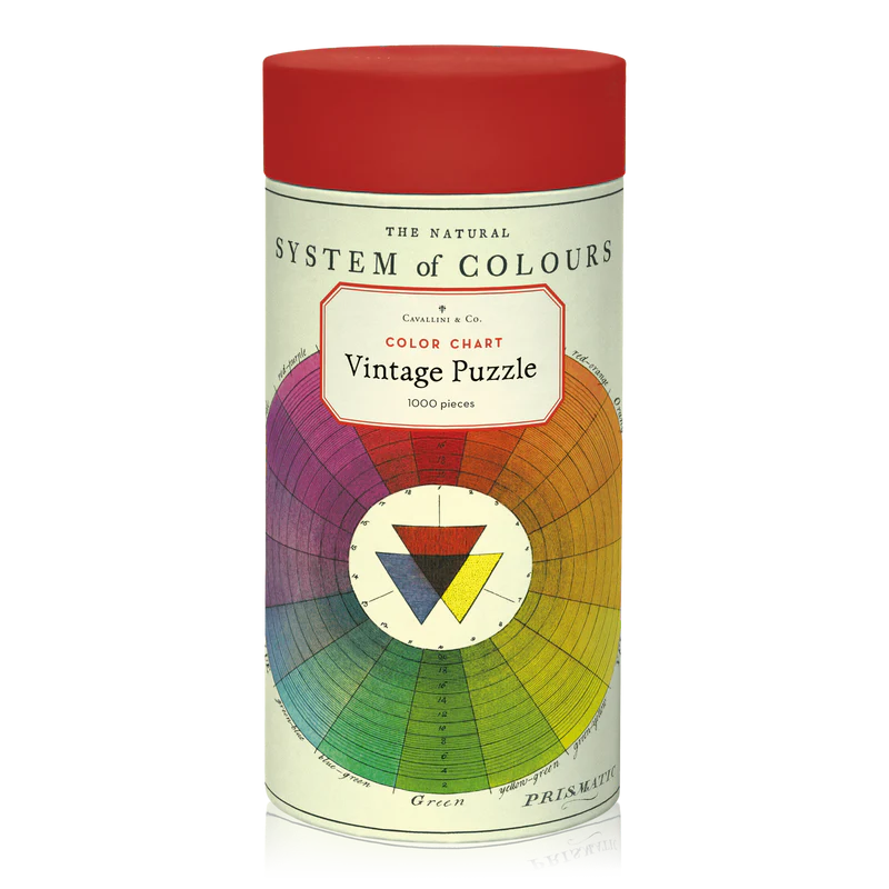 Vintage Color Chart Puzzle