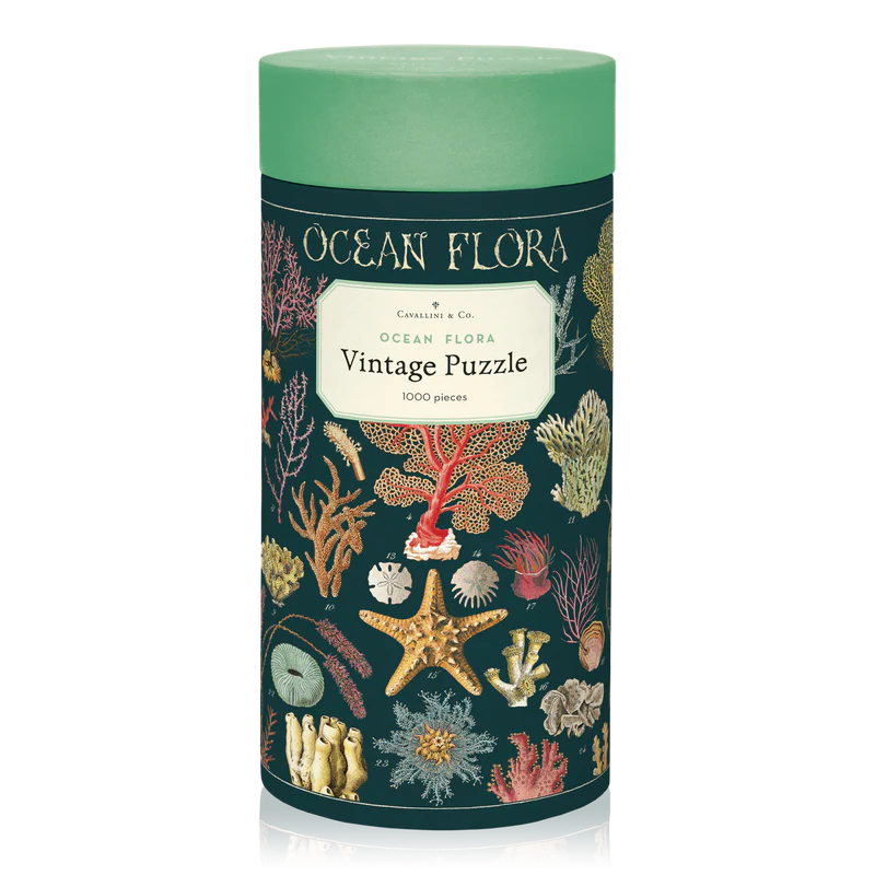 Vintage Ocean Flora Puzzle